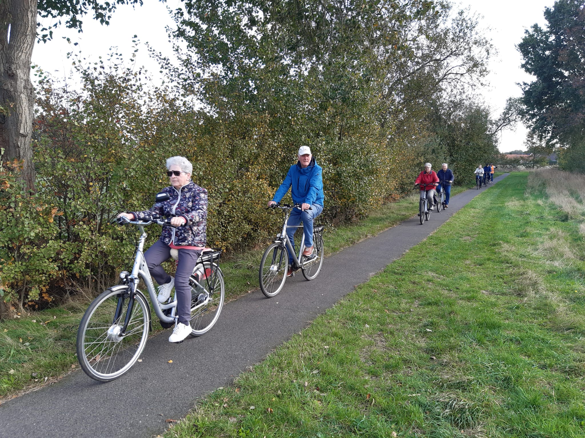 Groepsfietstochten, Doortrappen