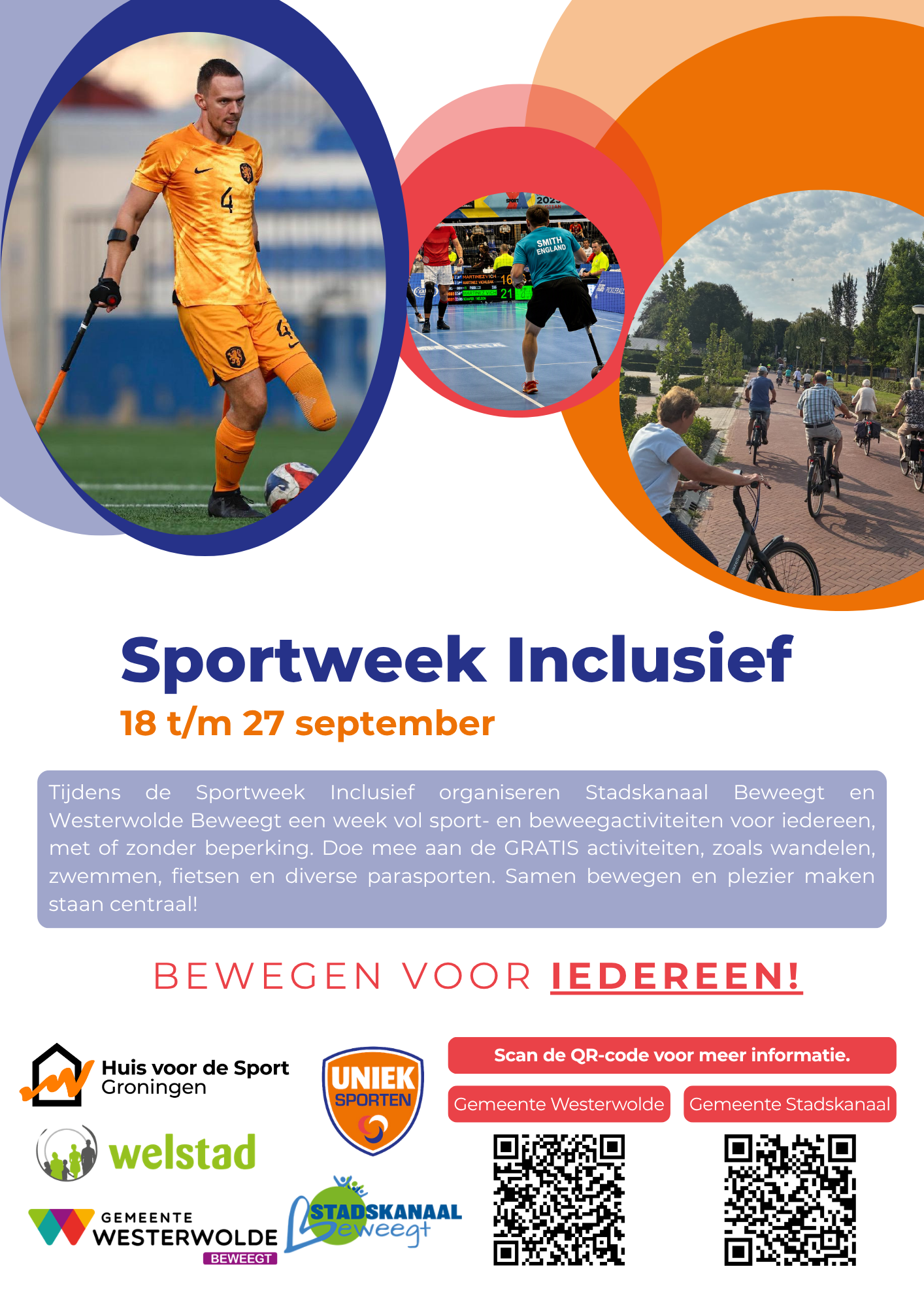 Logo van Inclusieve sportweek 2026