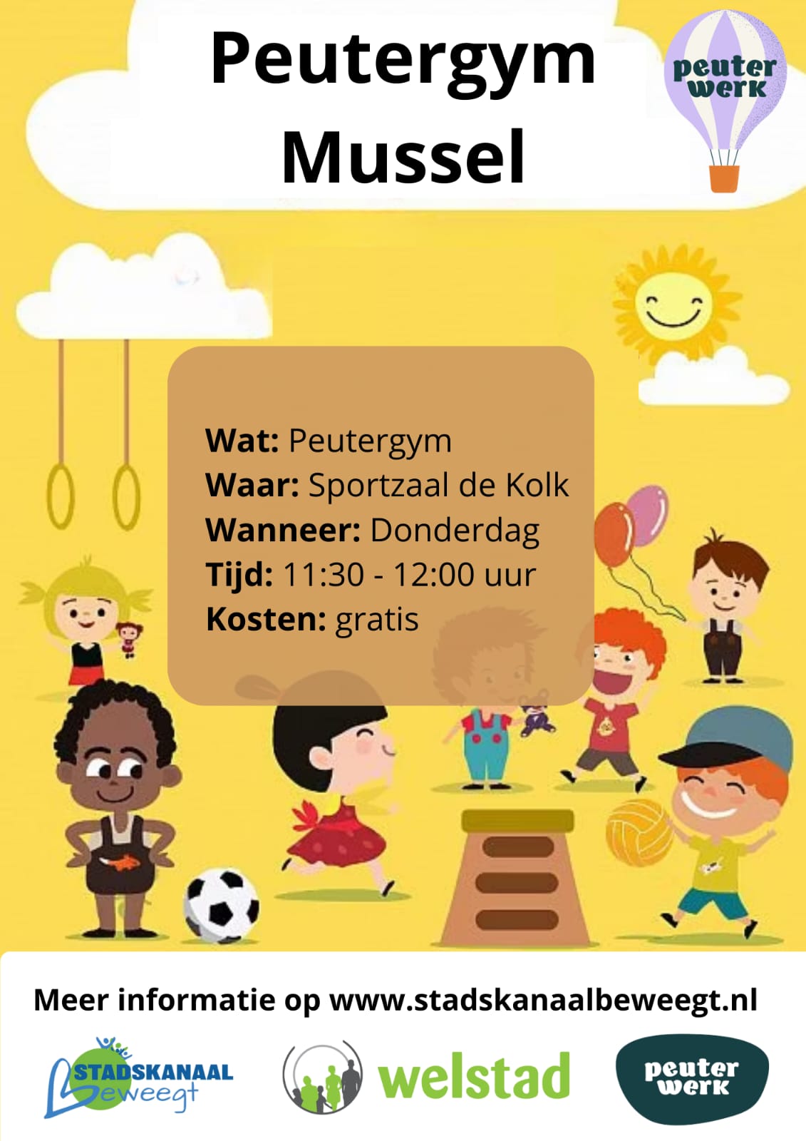 Peutergym Mussel