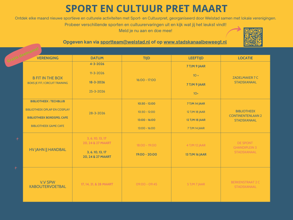 Logo van Sport & cultuurpret Maart 